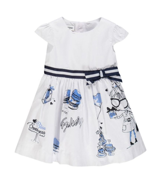 Abitino Popeline Round Neck Dress